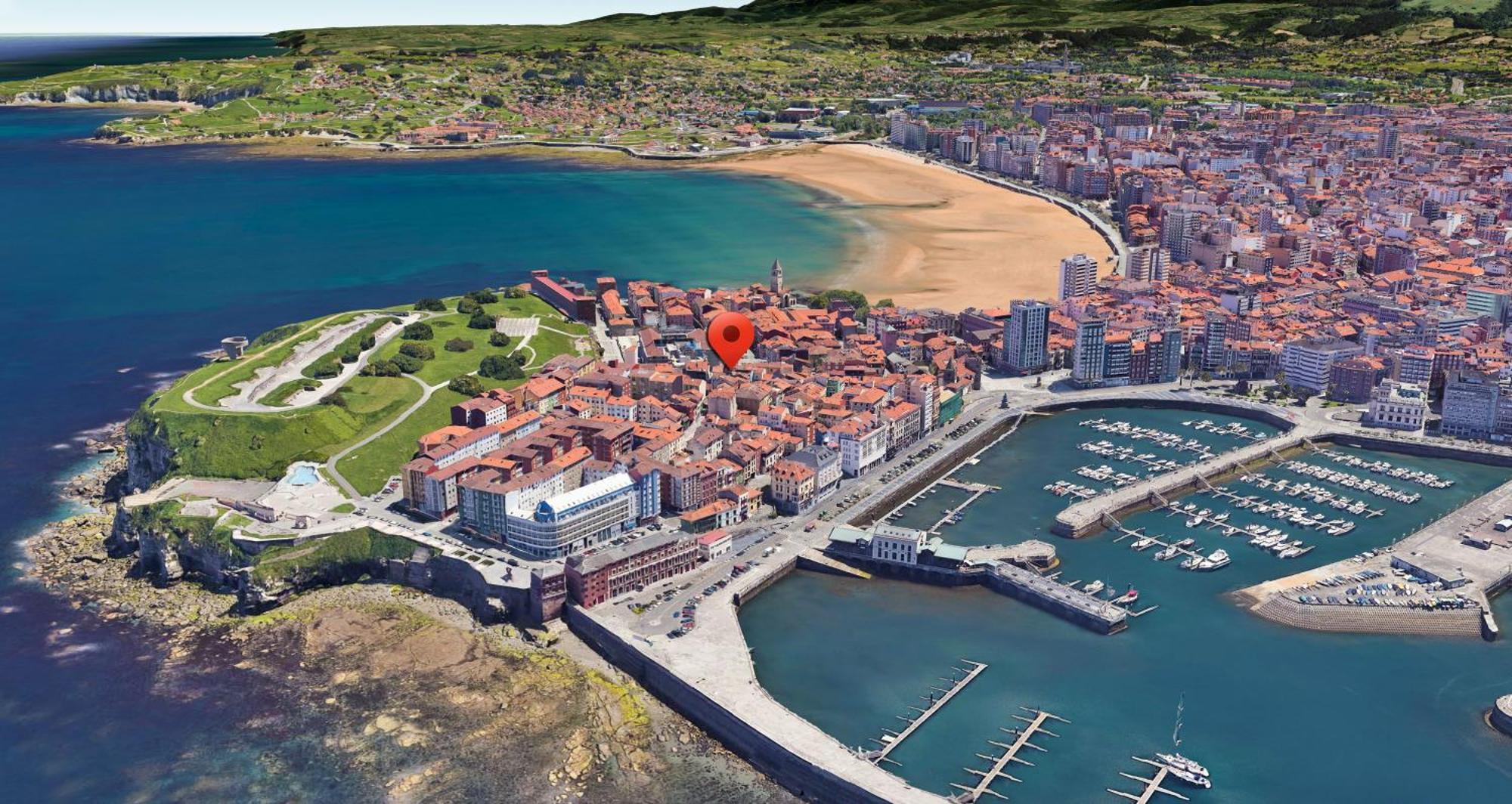 Cimavilla Rooms Gijon Bagian luar foto